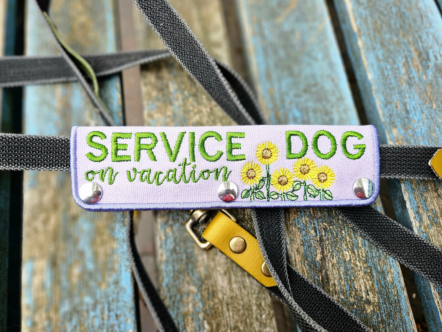 'Service dog on vacation' sleeve