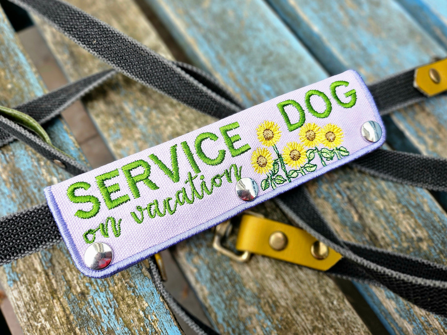 'Service dog on vacation' sleeve